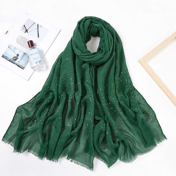 Starry Night Hijabs - Green